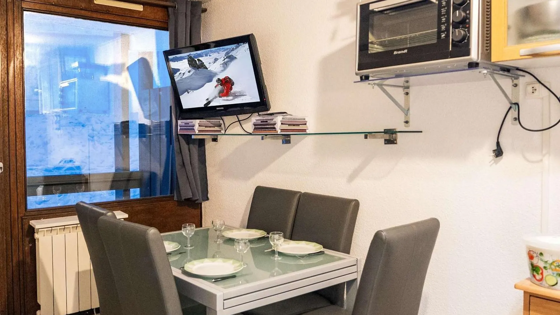 Appartement Moderne A Val Thorens - 4 Pers, 3 Flocons Argent, Balcon Nord, Skis Aux Pieds - Fr-1-637-36